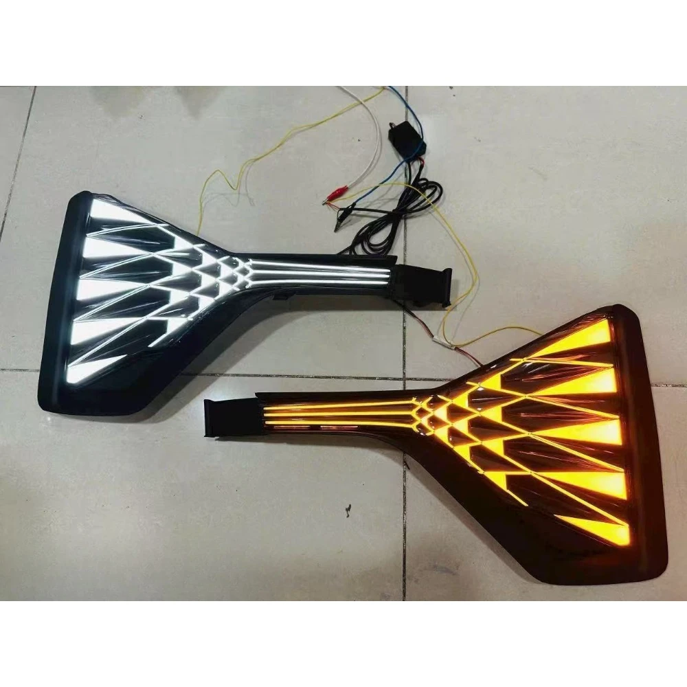 

Для Toyota Innova Cross 2022-2023: Светодиодные Дневные Ходовые Огни (ДХО) для Переднего Бампера, Модифицированные Противотуманные Фары 12В, Дневные Ходовые Огни, Указатели Поворота