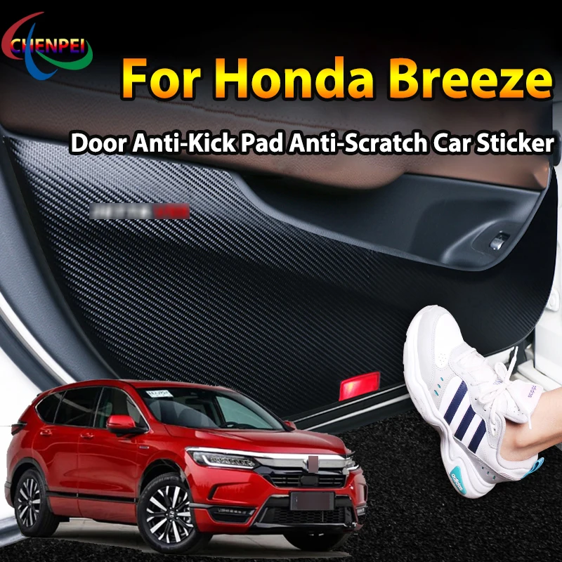 For Honda Breeze 2019-2021 Car Door Anti Kick Pad Protection Stickers Car Interior Decoration Accessories