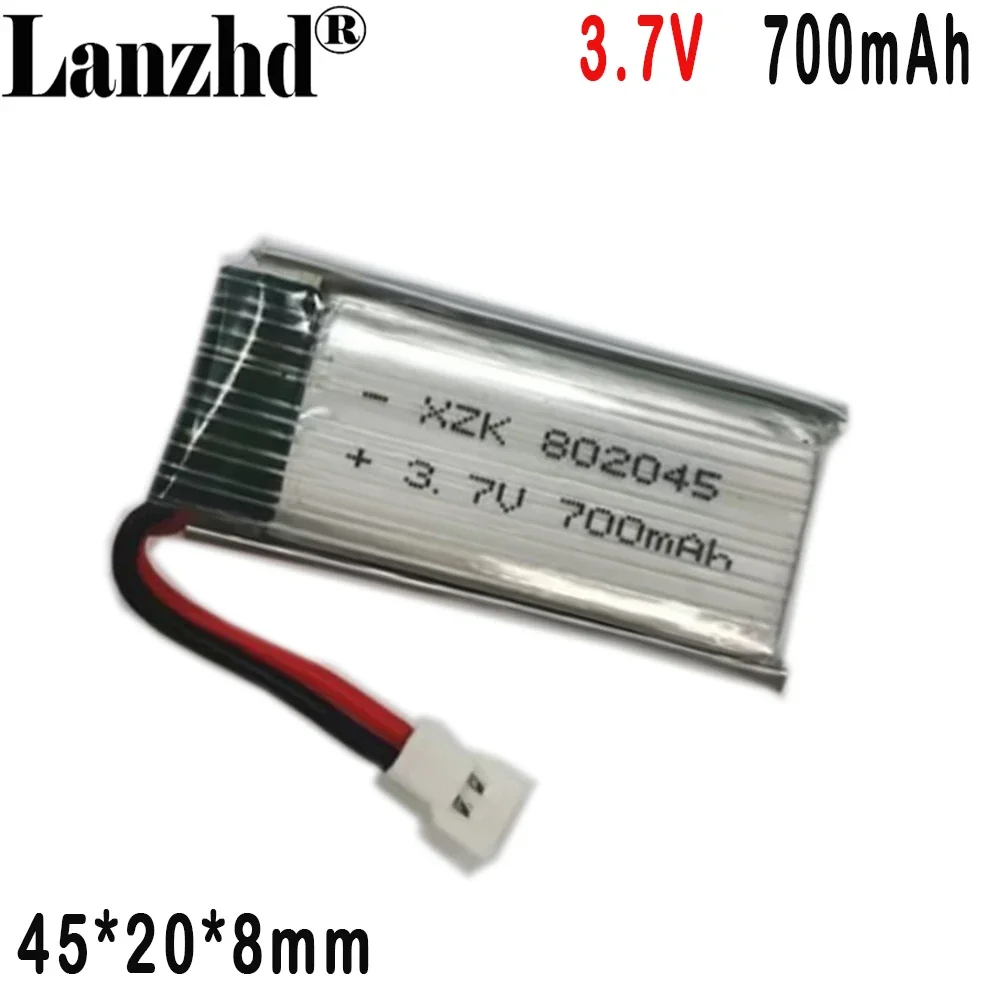 802045 High rate polymer lithium Battery 800mAh 3.7V For Aircraft X5SW Drone accessories