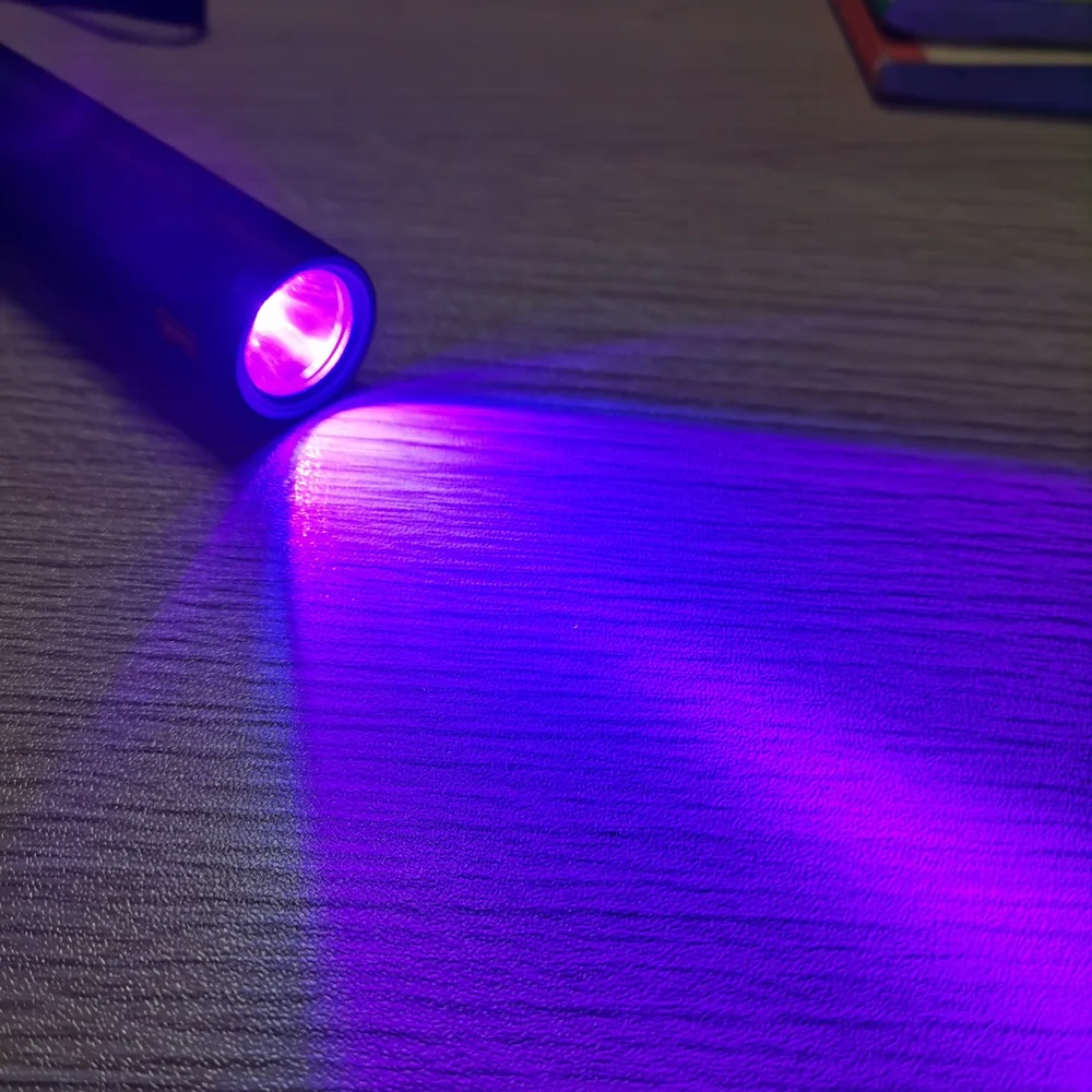 10W UV 395nm High Power LED Flashlight USB Rechargeable Ultraviolet Resin Nail polish Curing Pet Stains Scorpion Detection light