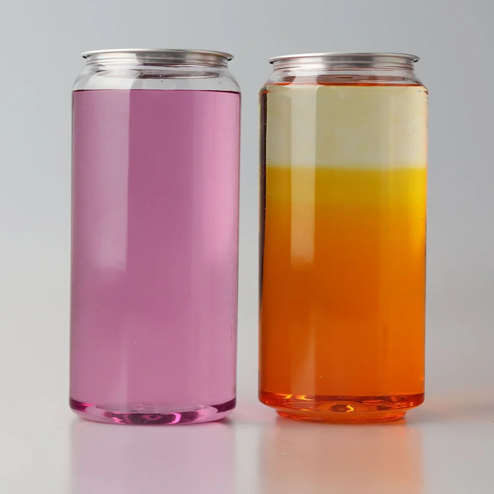 

12Pcs Leakproof Clear Plastic Juice Bottles Aluminum Caps Reusable Smoothie Milk Drink Containers 400ml Juice Bottles Containers