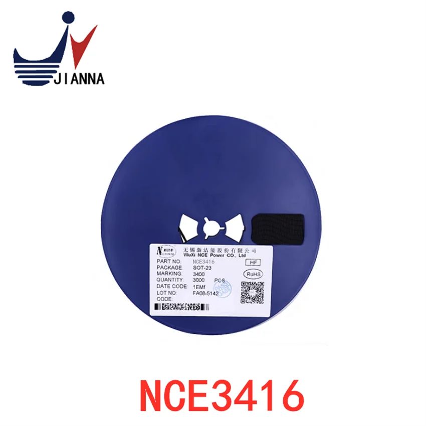 NCE3416 SOT-23 20V/6.5A N channel MOS FET New clean multi-specification packaging