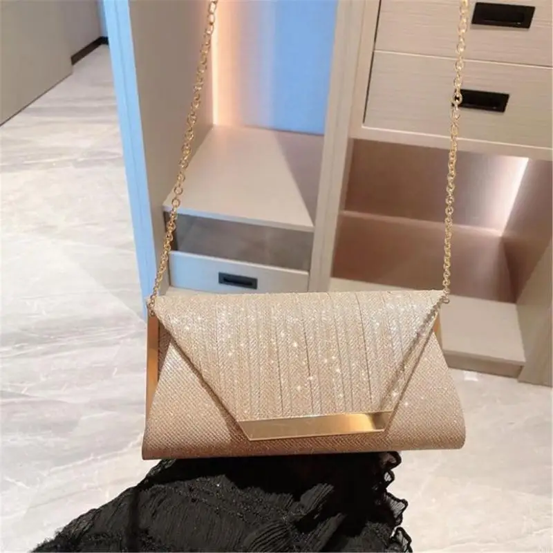 D0UD Women's Wedding Handbag Nice Evening Bag Small Clutch Purse Glitter Shoulder Bag