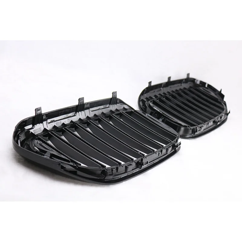 Upgrade Front Bumper Double Line Single Line Glossy Black G30 Grill for G30 5 Series G38 G30 Grille 2017-2021