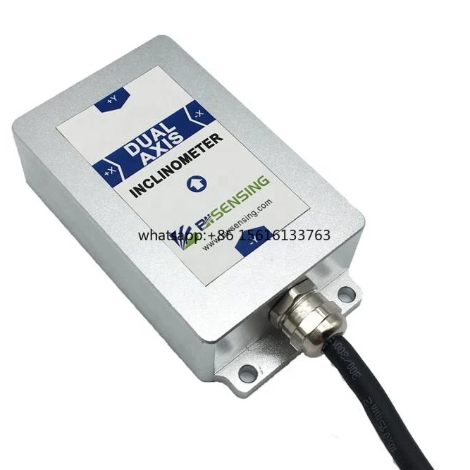 

BWSENSING BWH527 Dual Axis Inclinometer Modbus Digital Output 0.003 Deg Accuracy Tilt Angle Sensor