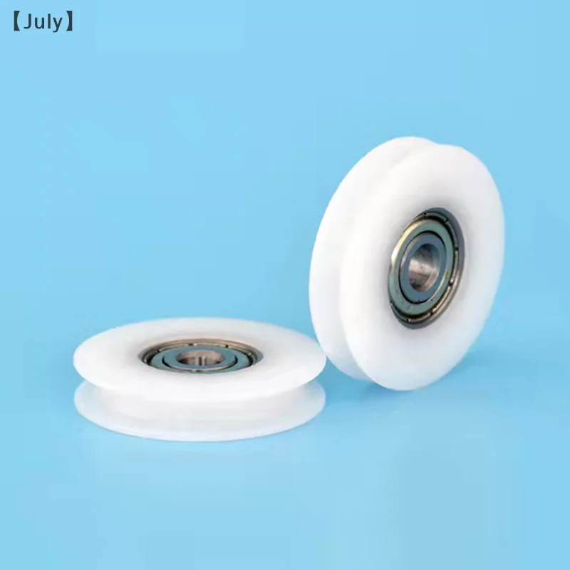 1pcs 5*30*6mm 625zz Wrapped Bearing Pulley V Grooved U Grooved Rolling Pulley Wire Guide Wheel POM Polyformaldehyde Wheel