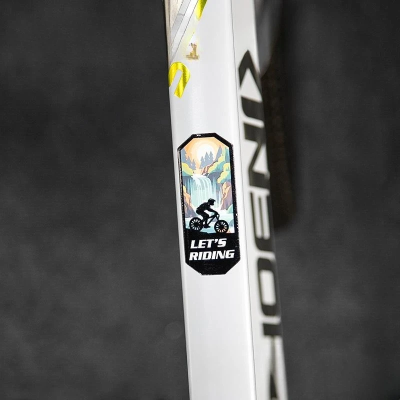 2pcs/set Bicycle Crossbeam Sticker Bike Personalized Sticker Decoration Waterproof Protective Stickers Bicycle Stickers - view 2