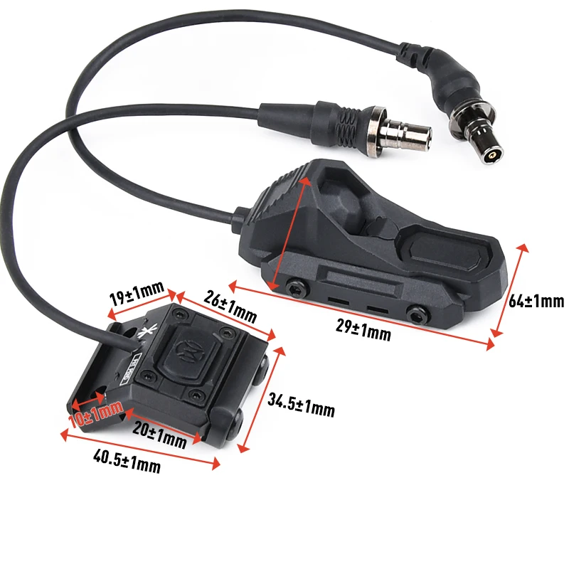 WADSN tactical SFsurefire flashlight M300AM600C can be paired with remote switch AXON airsoft view 4