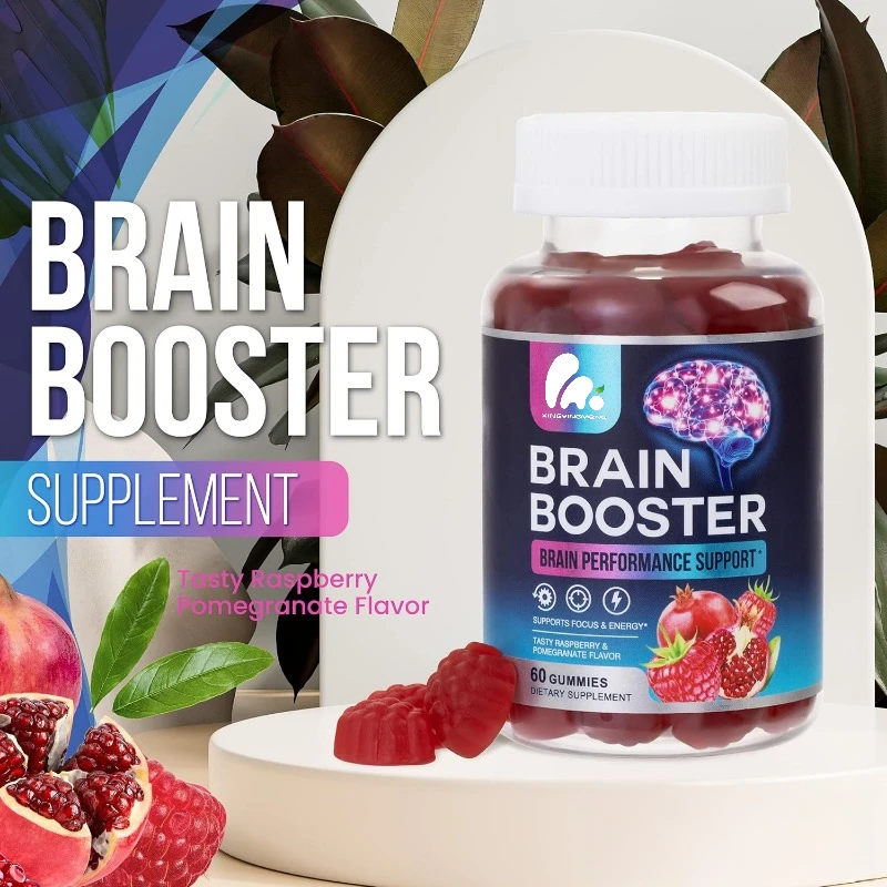 

Vitamin B6 and B12, Phosphatidylserine - Natural cognitive function and energy boost, 60 gummies