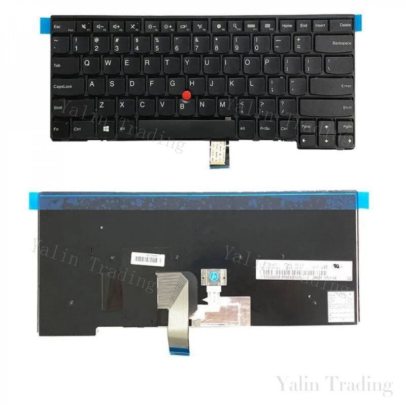 Teclado AA+ para ordenador portátil Lenovo ThinkPad L440 L450 L460 T440 T440S 04Y0862, teclado en inglés Original probado y totalmente Compatible