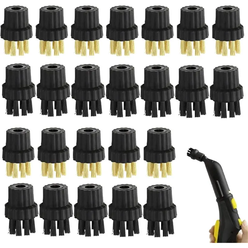 

Набор аксессуаров для пароочистителя A98I: 24 насадки M8, 12 нейлоновых и 12 латунных щеток для пароочистителя