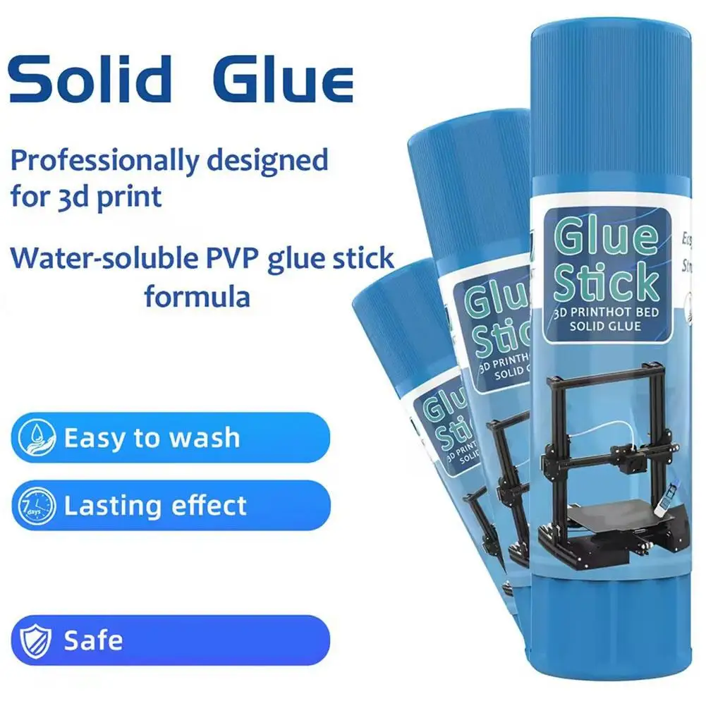 3D Printer Glue Stick For 3D Printer Adhesive PVP Glue Sticks Non-Toxic Strong Special Glue Easy Removing K4L4