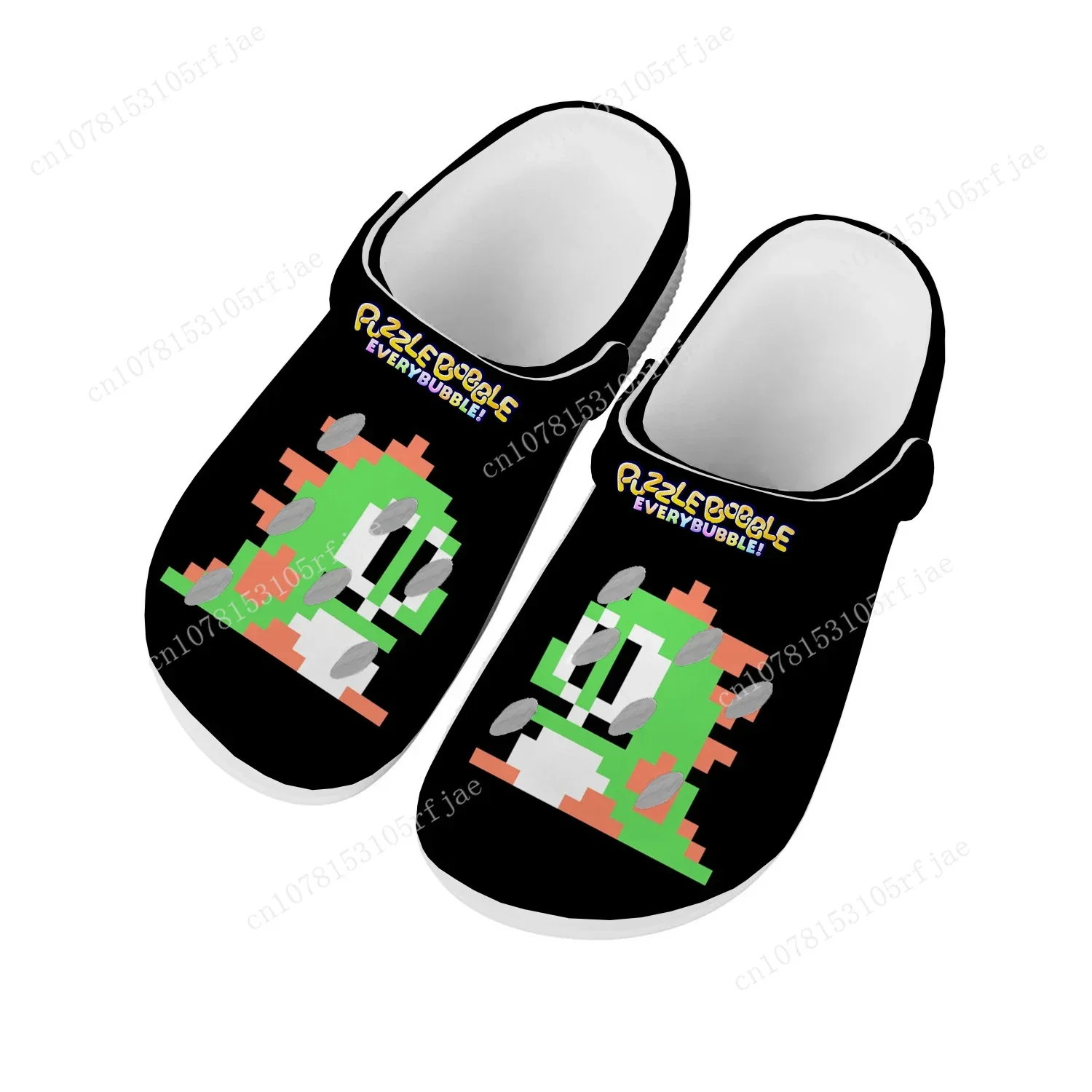 

Bubble Bobble Home Clogs Cartoon Game Mens Womens Youth Boys Girls Sandals Shoes Garden Custom Made Shoes Beach Hole Slippers