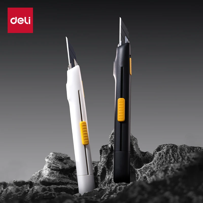 ديلي مكافحة التأثير سكّين متعدّد الاستخدامات قابل للسحب الذاتي قفل الة قطع الورق العملي الفن سكين مكتب لوازم مكتبية #1