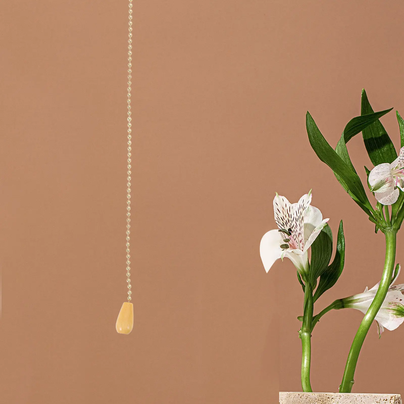 

Wooden Ceiling Fan Pull Chains 90Cm Decorative Beaded Extender Modern Home Lighting Accessory Lamp Pull Cord Replacement