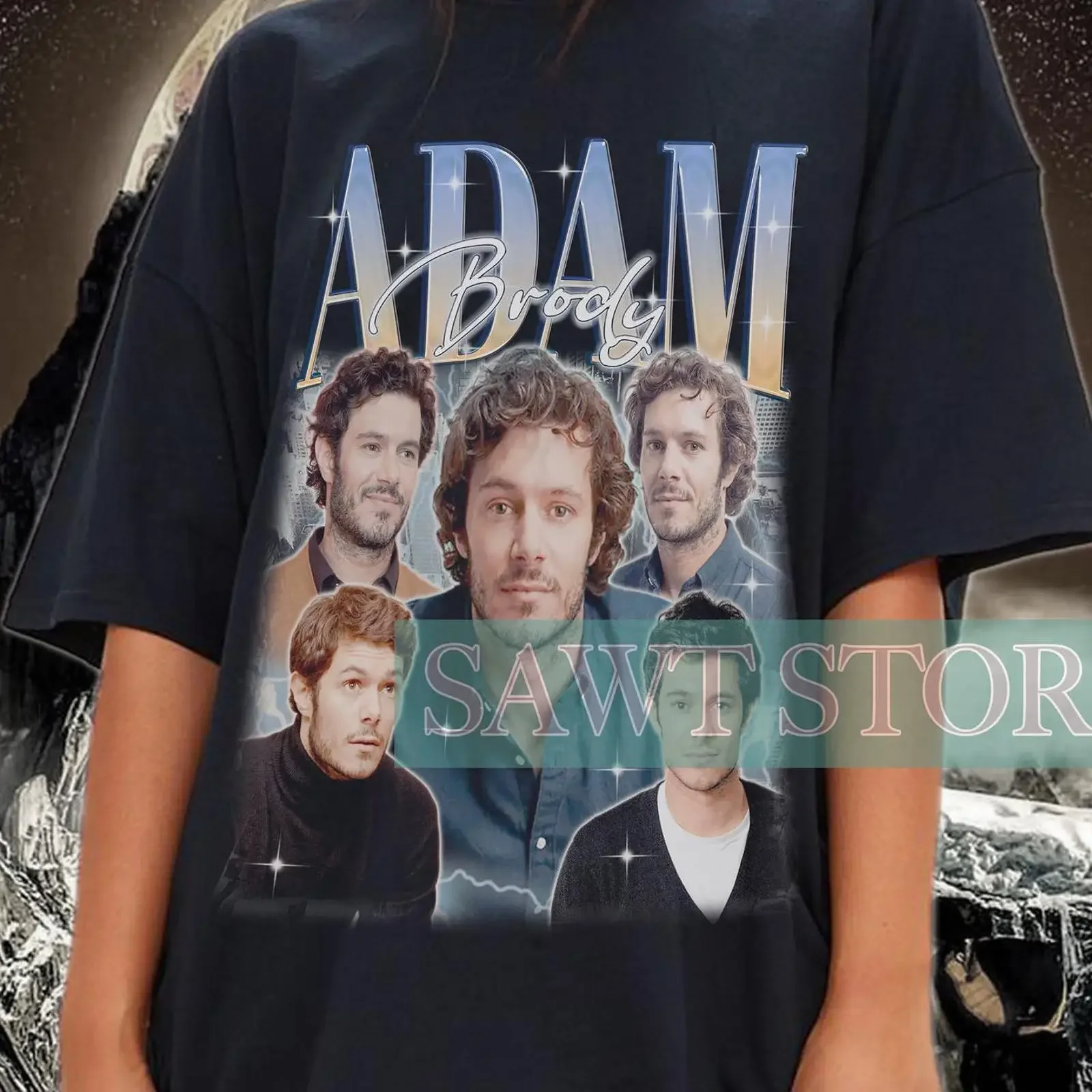 Adam Brody Vintage Homage T Shirt 90s Retro Casual Fan Merch  vintage Washed homme Stylish Slightly Versatile Breathable