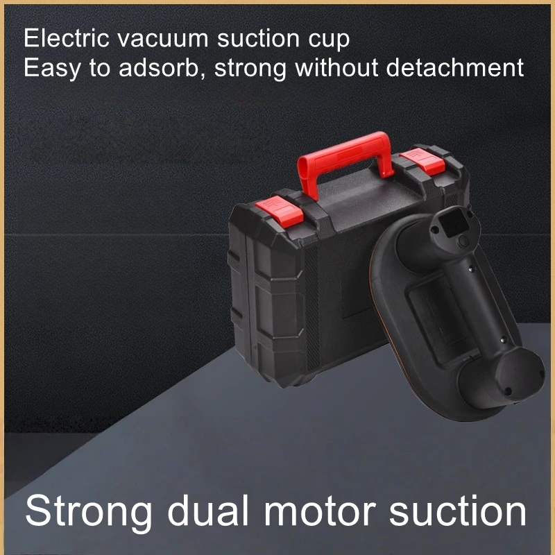 Electric suction cup vacuum automatic air replenishment glass tile fixing heavy-duty suction lifter with dual motors
