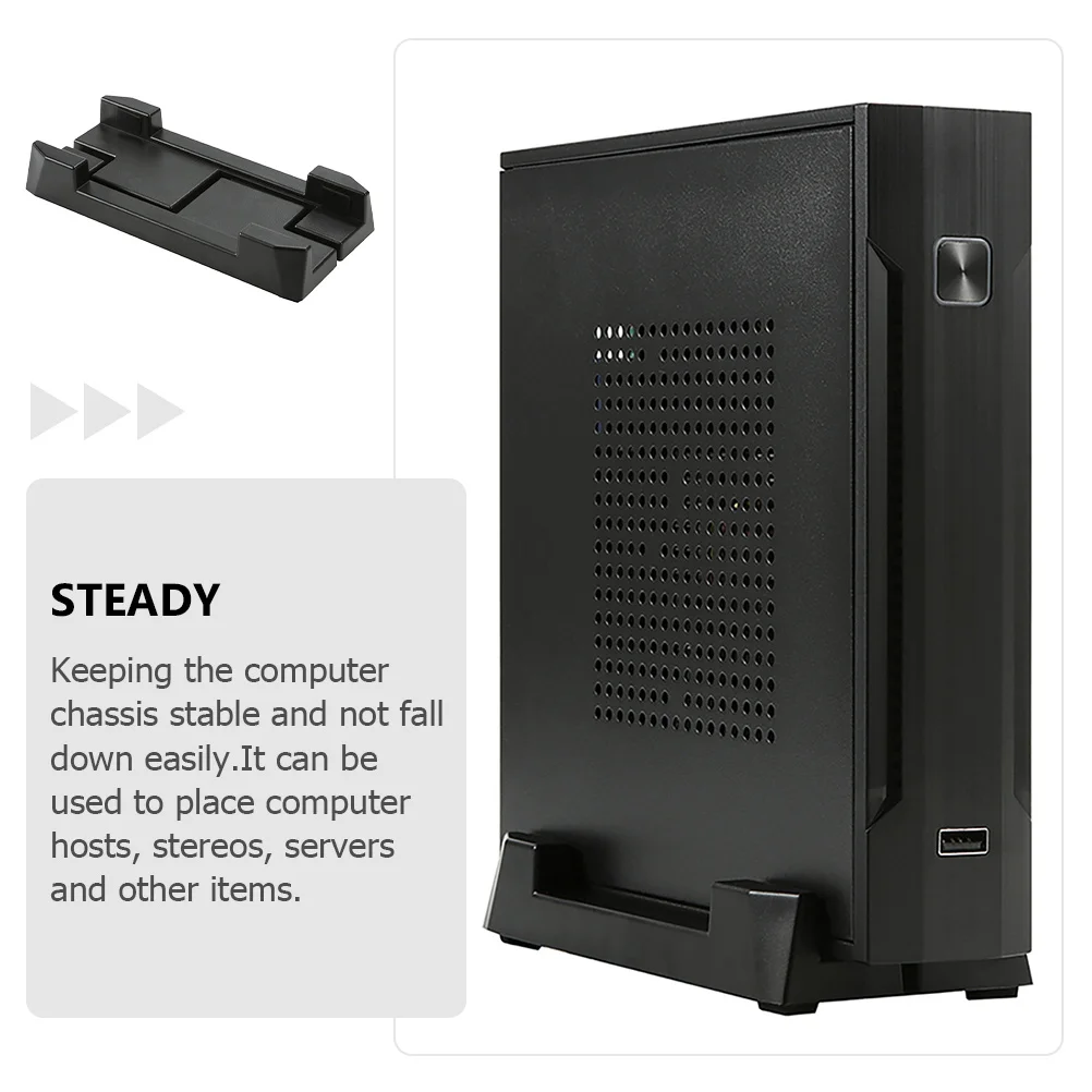 

Mobile CPU Stand Adjustable 45-80mm Computer Case Holder Stable Host Rack for Htpc Chassis Mobile CPU Stand