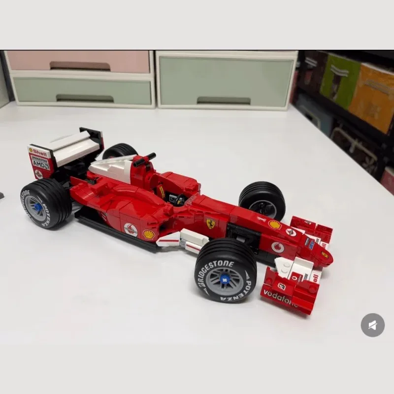 2026 In-stock 735pcs Racing Car Building Block Model Set Classic Boys Birthday Christmas Toy Gift Educational Assembly