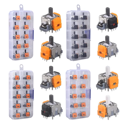 Imagen 2 del producto Joystick analógico 3D de repuesto para PS5/PS4/XBox Hall, controlador electromagnético One, piezas de reparación, accesorios, 2/10 Uds.