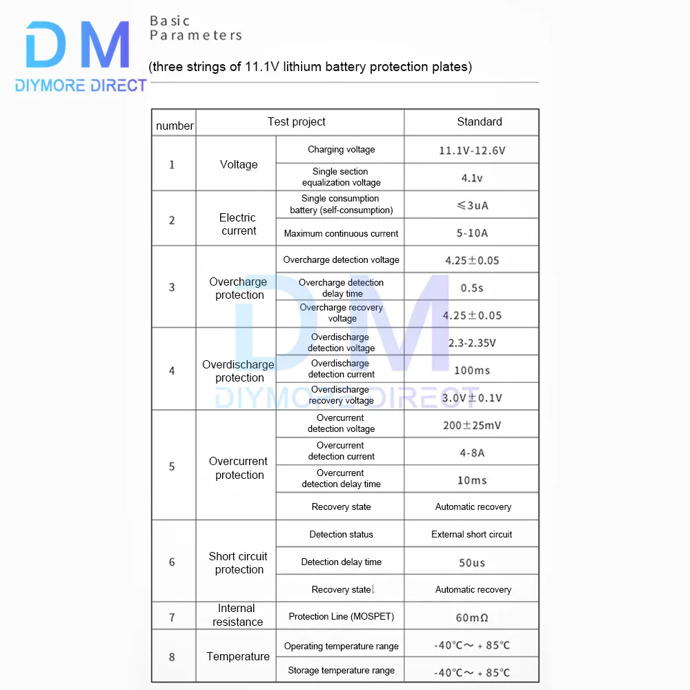 3S 10A 11.1V 12.6V Pin Lithium Sạc Bảo Vệ Mô-đun Cho 18650 Li-ion Pin Lipo Tế Bào BMS 3.7V JH-996193