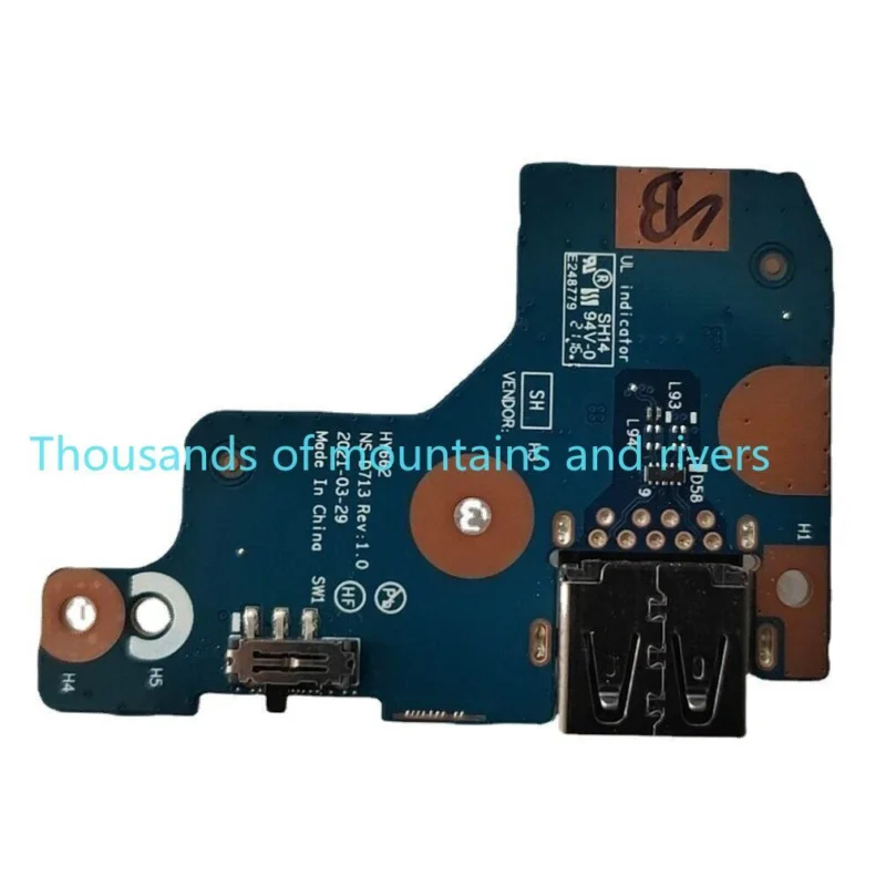 New USB Board For Lenovo Legion 5 Pro-16ITH6H Laptop 82JD 5C50S25214 NS-D713