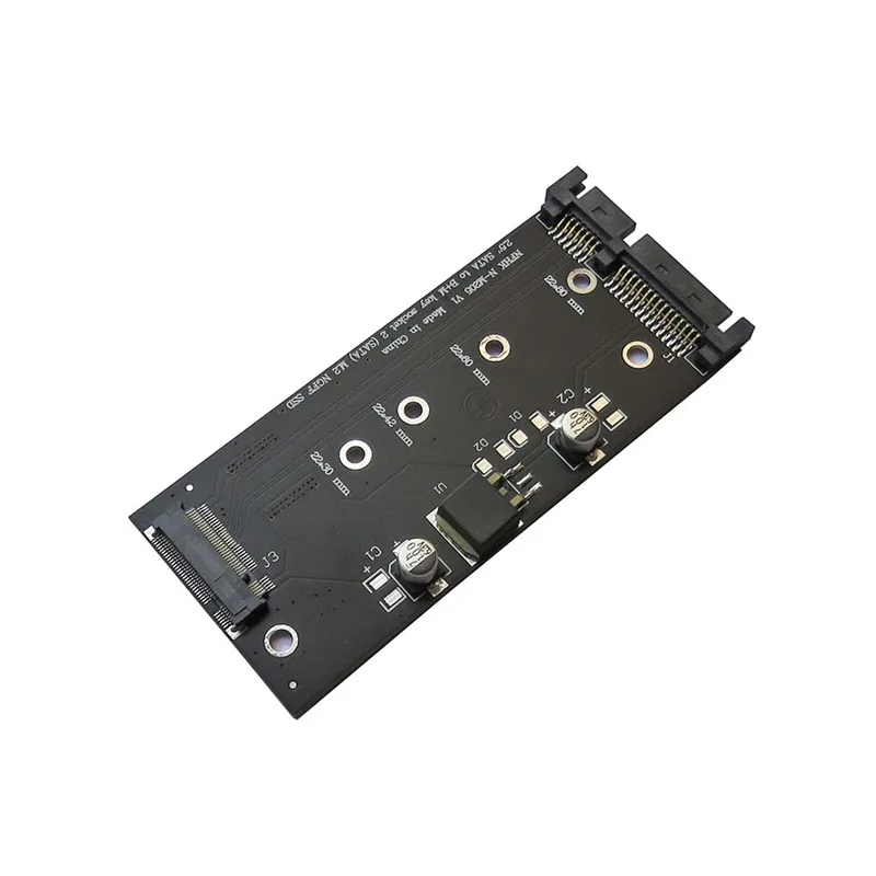 SATA 3 to B + M Key, M.2 NGFF SSD Adapter, 2.5