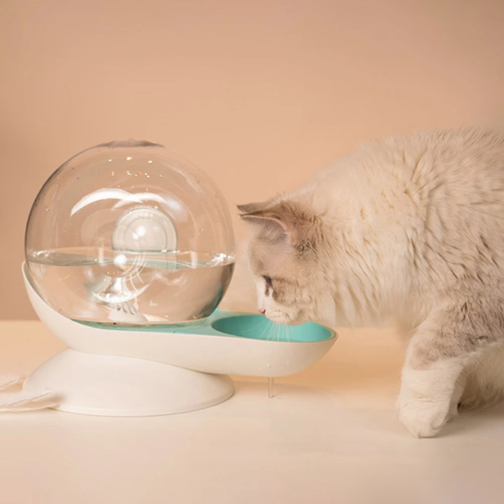 Fuente de agua potable para perros con burbujas de 2,8 L, alimentador automático de agua para gatos, suministros para mascotas