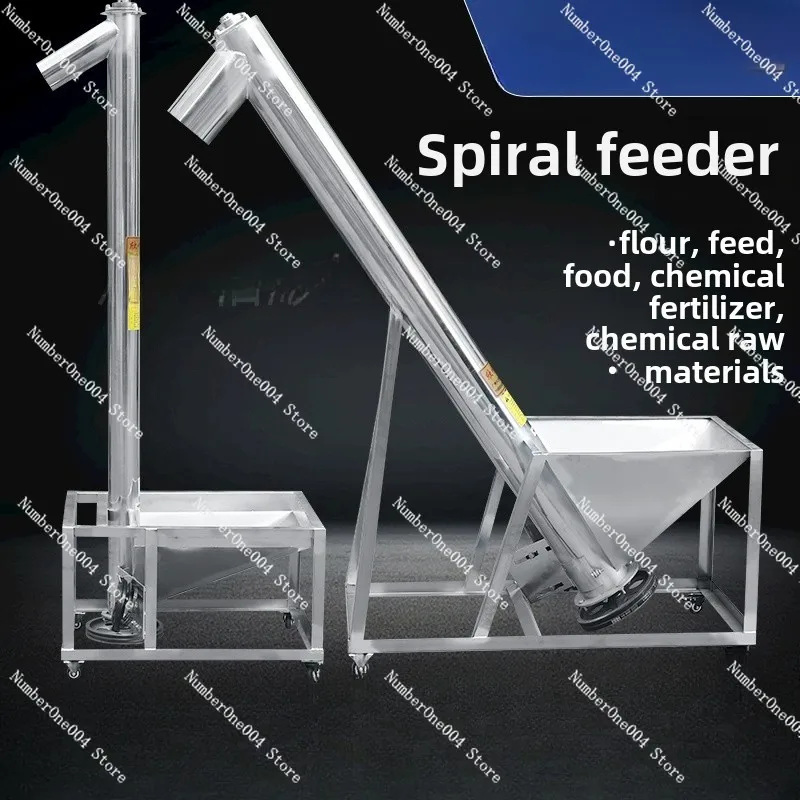 U-shaped Screw Conveyor Feeder, Small Grain Elevator, Feeding Screw Conveyor, and Material Lifting Machine