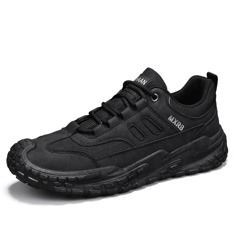 

Men's motorcycle shoes, low cut mesh breathable all season, labor protection shoes, fashionable casual shoes