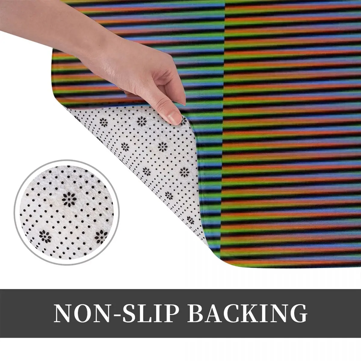 Carlos Cruz Diez Venezuela Non-slip Doormat Floor Mat Sand Scraping Carpet Rug for Kitchen Entrance Home Balcony Footpad Mats