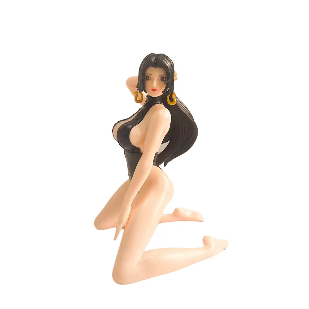 

Цельный боа Хэнкок, пляжный купальник, поза на коленях, ПВХ фигурка, аниме, Коллекционная модель, подарок для фанатов