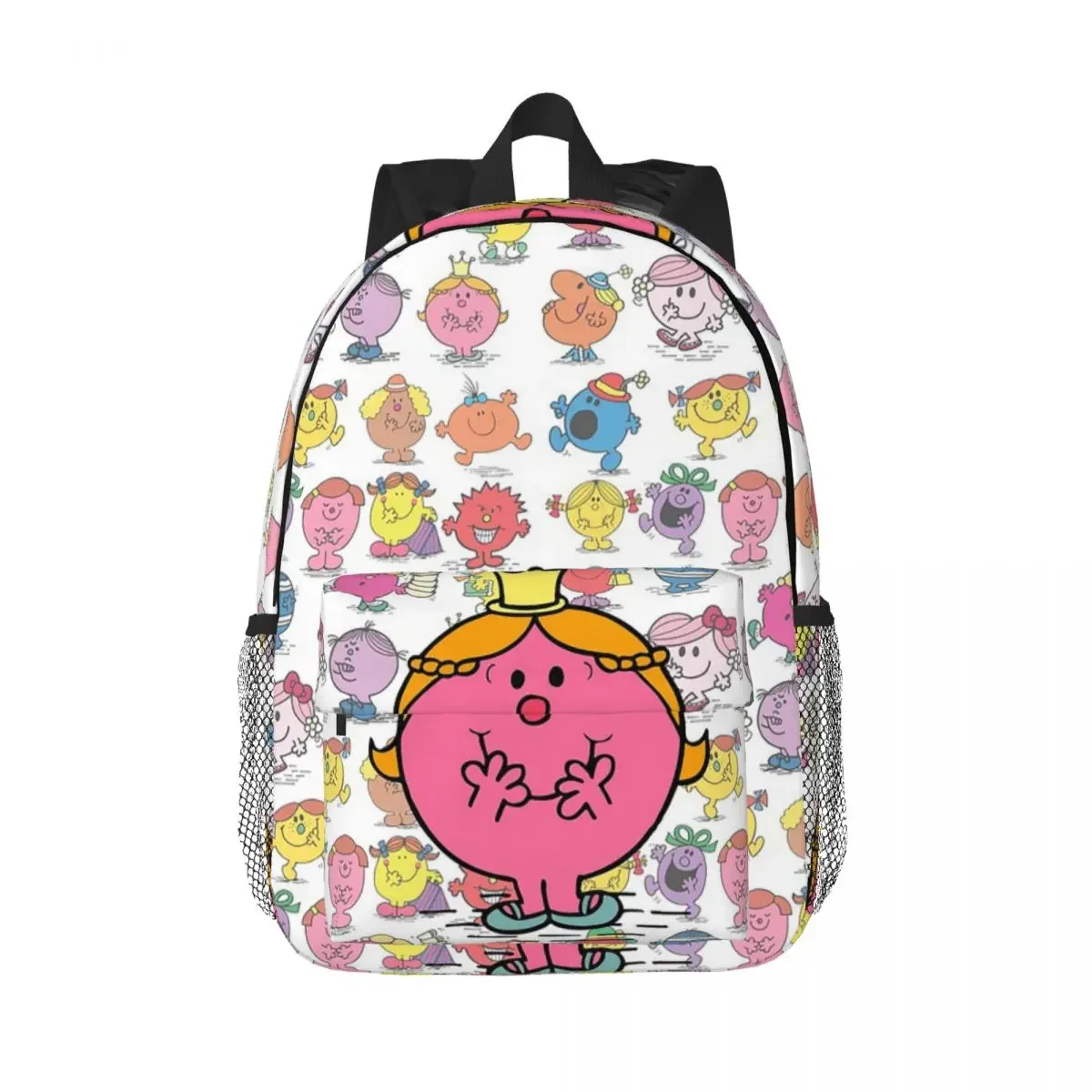 Little Miss Princess Backpacks Boys Girls Bookbag Casual Children School Bags Travel Rucksack Shoulder Bag Large Capacity