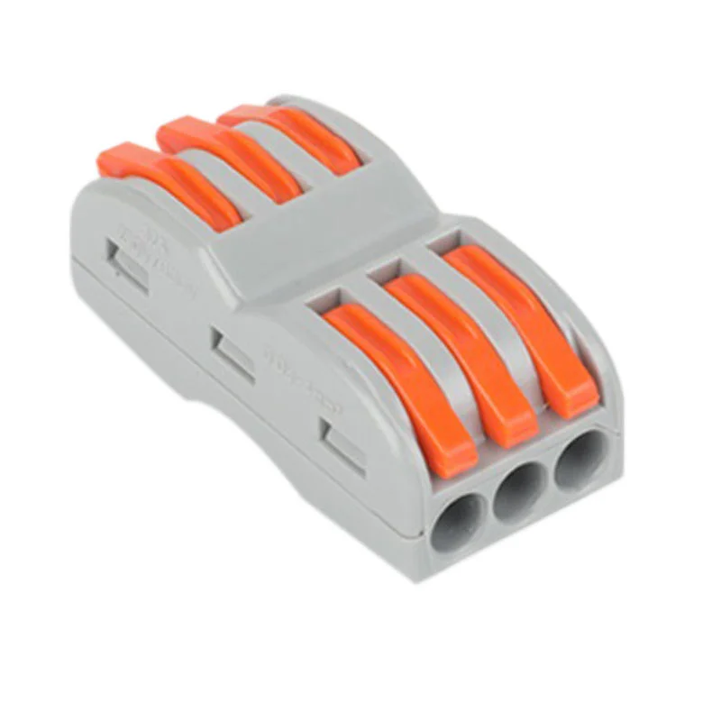 10/20/50 PCS in Meerdere Uit Snelle Elektrische Connectoren Universele Compact Splitter Bedrading Kabel Connector Push-in klemmenblok