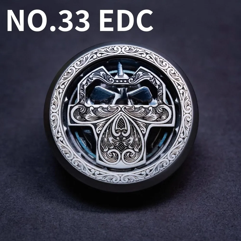 

NO.33 EDC Dingding Haptic Coin из нержавеющей стали, игрушки-непоседы для взрослых, гаджеты для облегчения тревоги, оригинальный дизайн, офисный стол