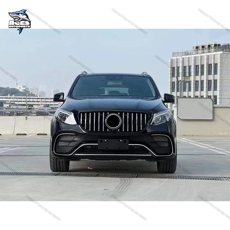 New Arrived Car Body Kit for Mercedes ml W164 Upgrade 2019 W166 GLE63 AMG Car Bumpers Fenders Hood Taillight W164 Headlight view 3