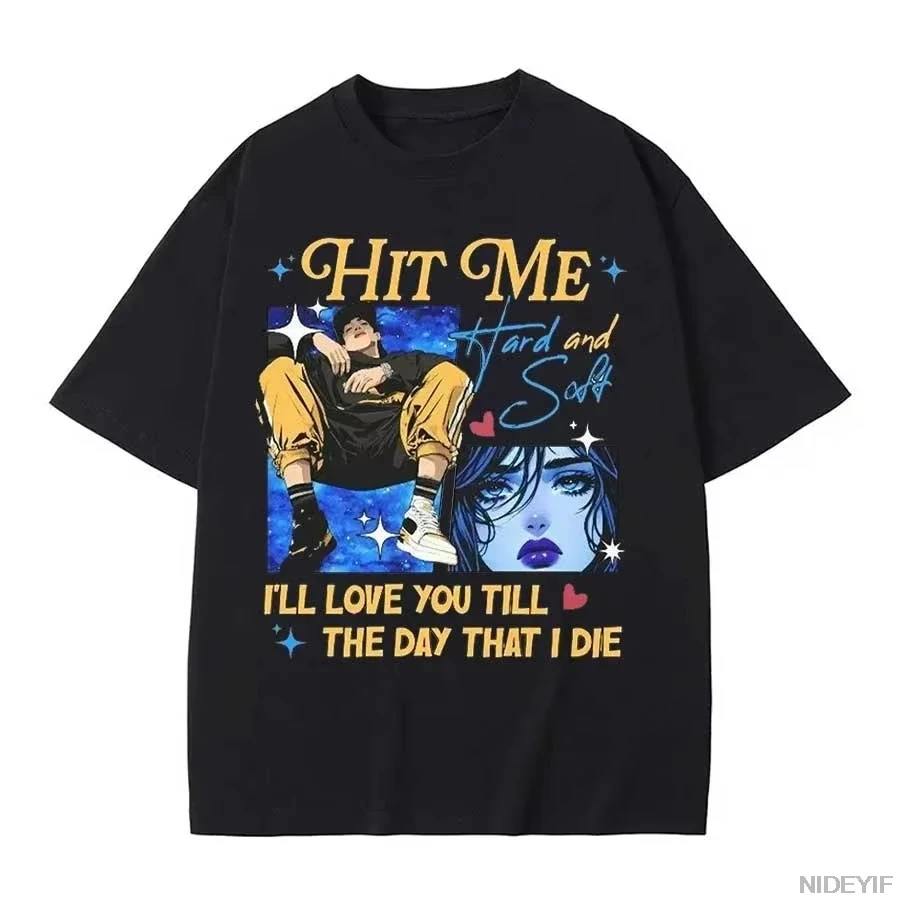 2026-nova-turne-mundial-camiseta-hip-hop-algodao-puro-b-billie-topo-em-torno-do-pescoco-manga-curta-eilish-fotos-femininas-e-texto-generoless