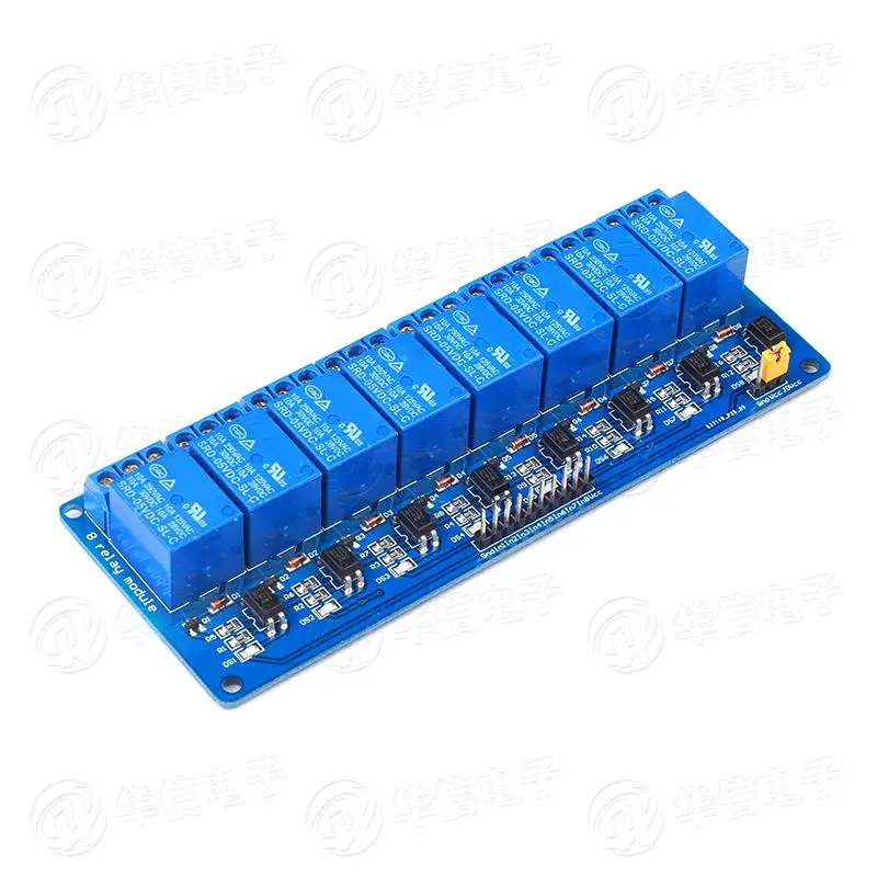 10pcs/lot 8-channel Relay Module 3.3V/5V/12V/24V Optocoupler Isolation Drive Control Board Module Low Level Trigger