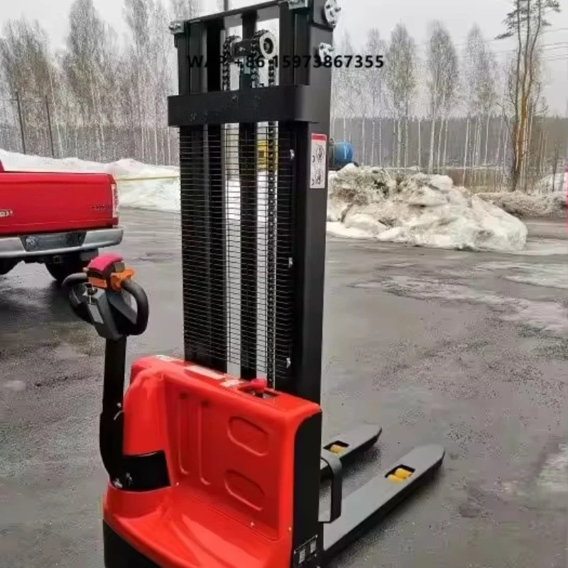 NEW 2 Ton HELI Mini Electric Stacker CDD20/CDD15 Pallet Stacker with Walkie/Stand on Operator Type on Sale