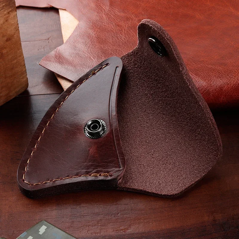 غطاء حماية بأكمام شفرة الفأس مع حامل خصر لحقيبة جلدية للعمل والتخييم في الهواء الطلق #3