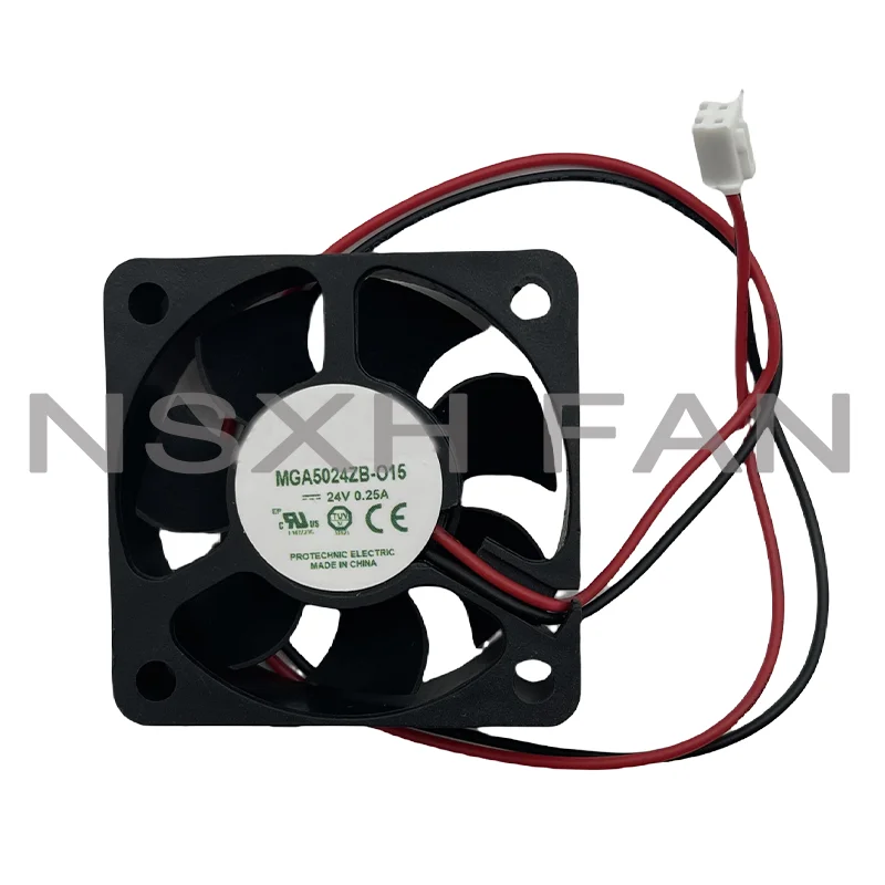 Ventilador de refrigeración MGA5024ZB-O15, 24V, 015, 0.25A, 5015, 9000rpm