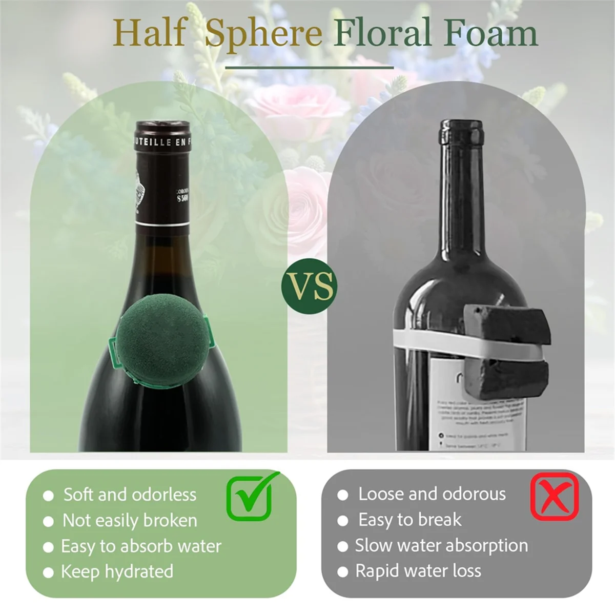 

Y31A 12 шт. цветочная пена, зеленый круглый мини-держатель из пенопласта для цветов, принадлежности для цветочных композиций, блоки для цветочных форм для украшений