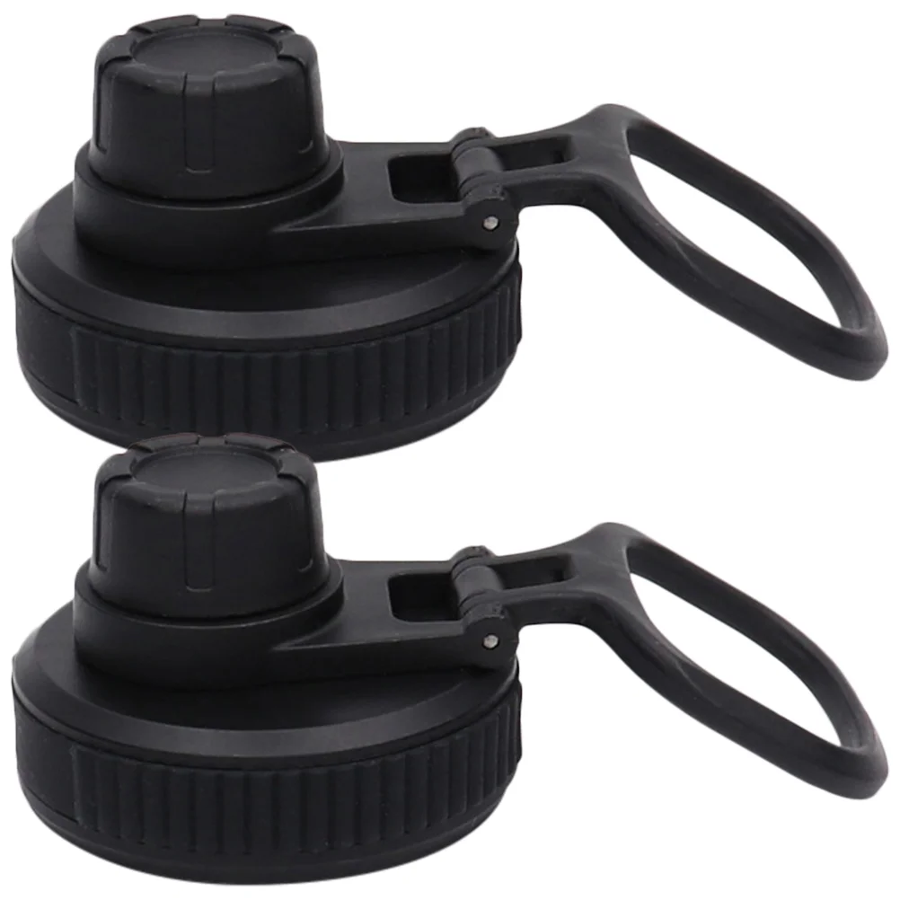 2 Pcs Sports Water Bottle Cap Wide Caps for Seal Drink Spouts Widemouthed Covers Straw Leakproof Lids