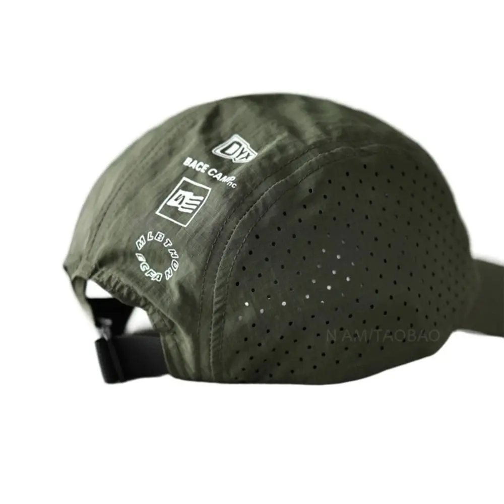Casquettes de Baseball en maille respirante en Polyester à bord court avec maille respirante, chapeaux de Protection solaire fins réglables et décontractés