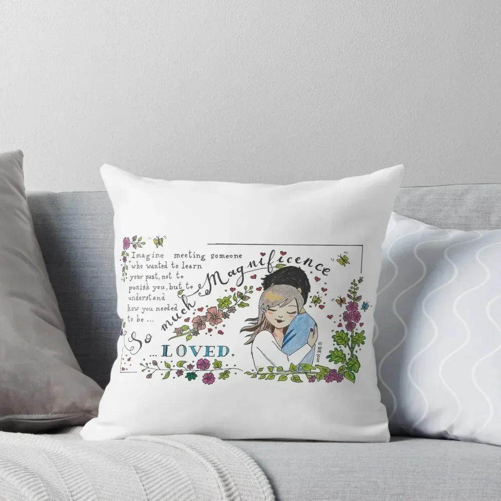 

BIE-joue. How you needed to be loved Throw Pillow sleeping pillows Pillows Aesthetic pillow