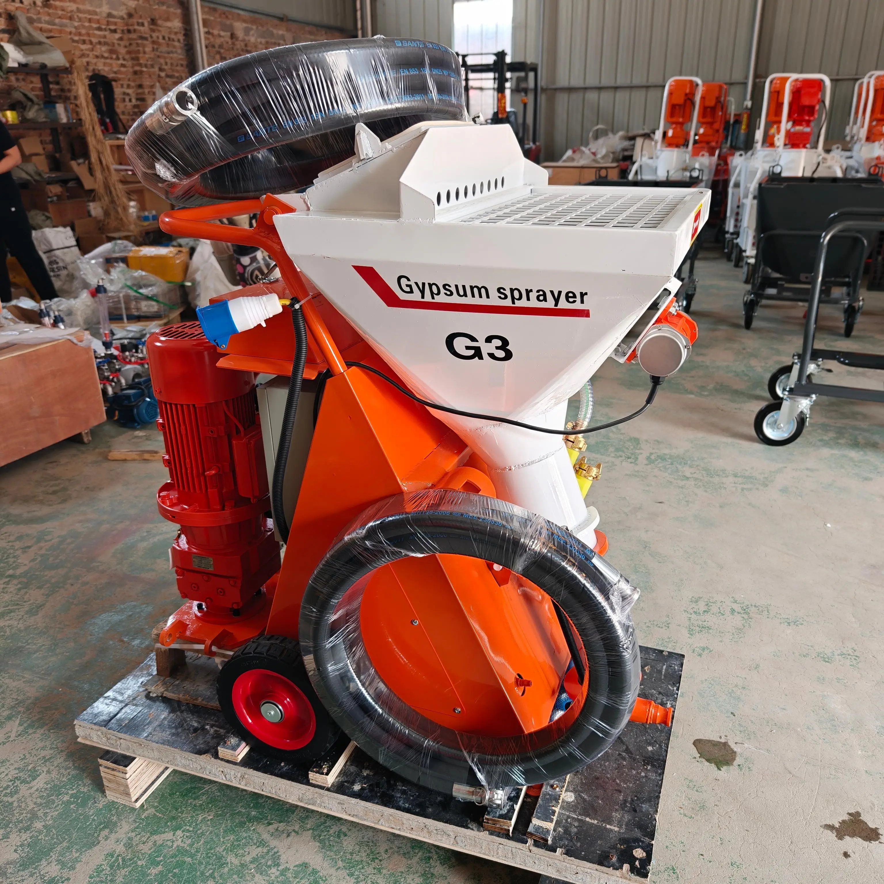 G3 Automatic Gypsum Sprayer Machine | High Efficiency Plaster Mortar Spraying Machine for Wall Construction