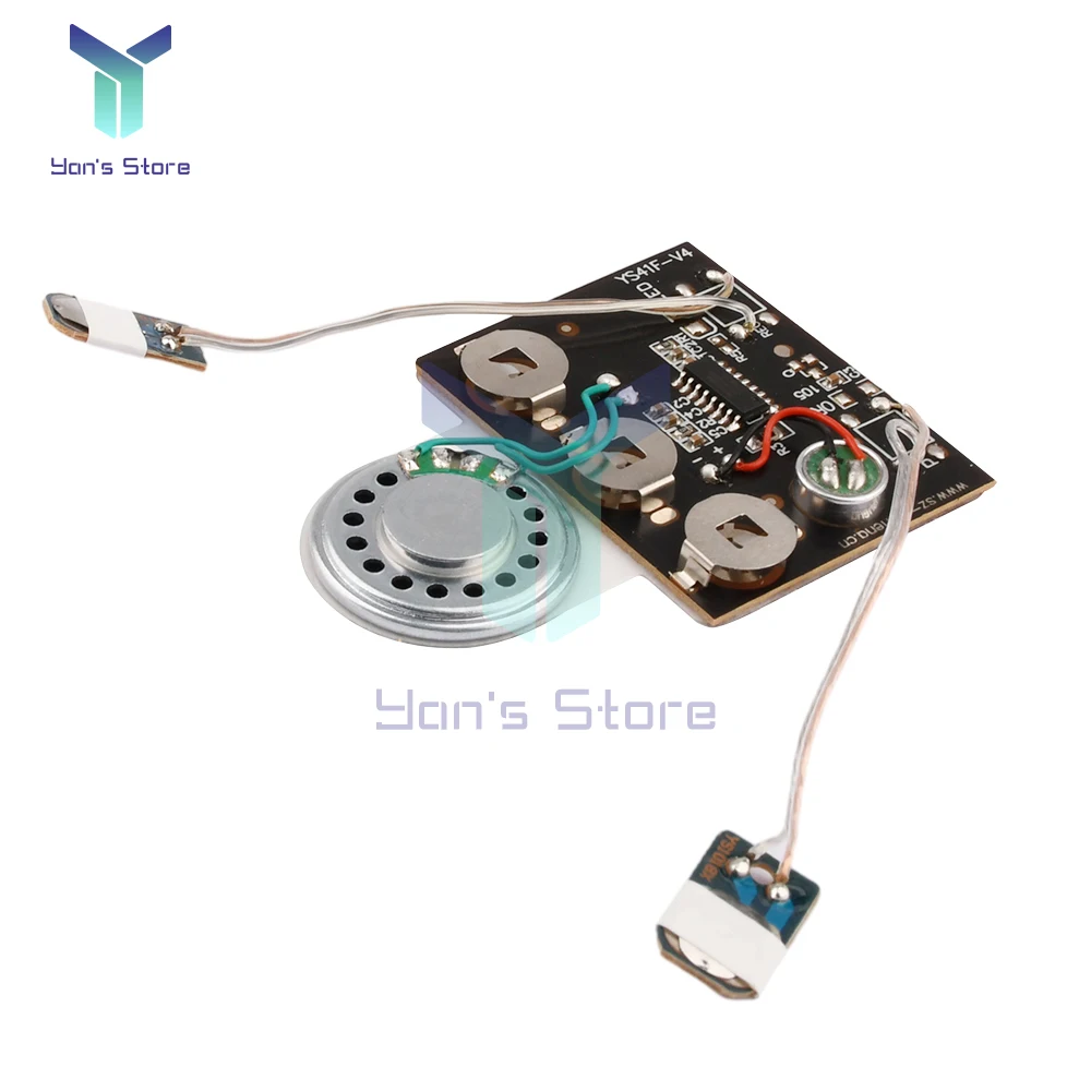 1Pcs 30S Sound Voice Music Recorder Board Photosensitive Sensitive Key Control Programmable Chip Audio Module for Greeting Card