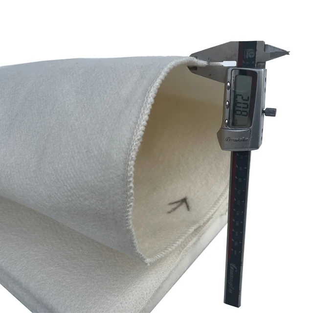 High quality pleated felt rimless belt 4