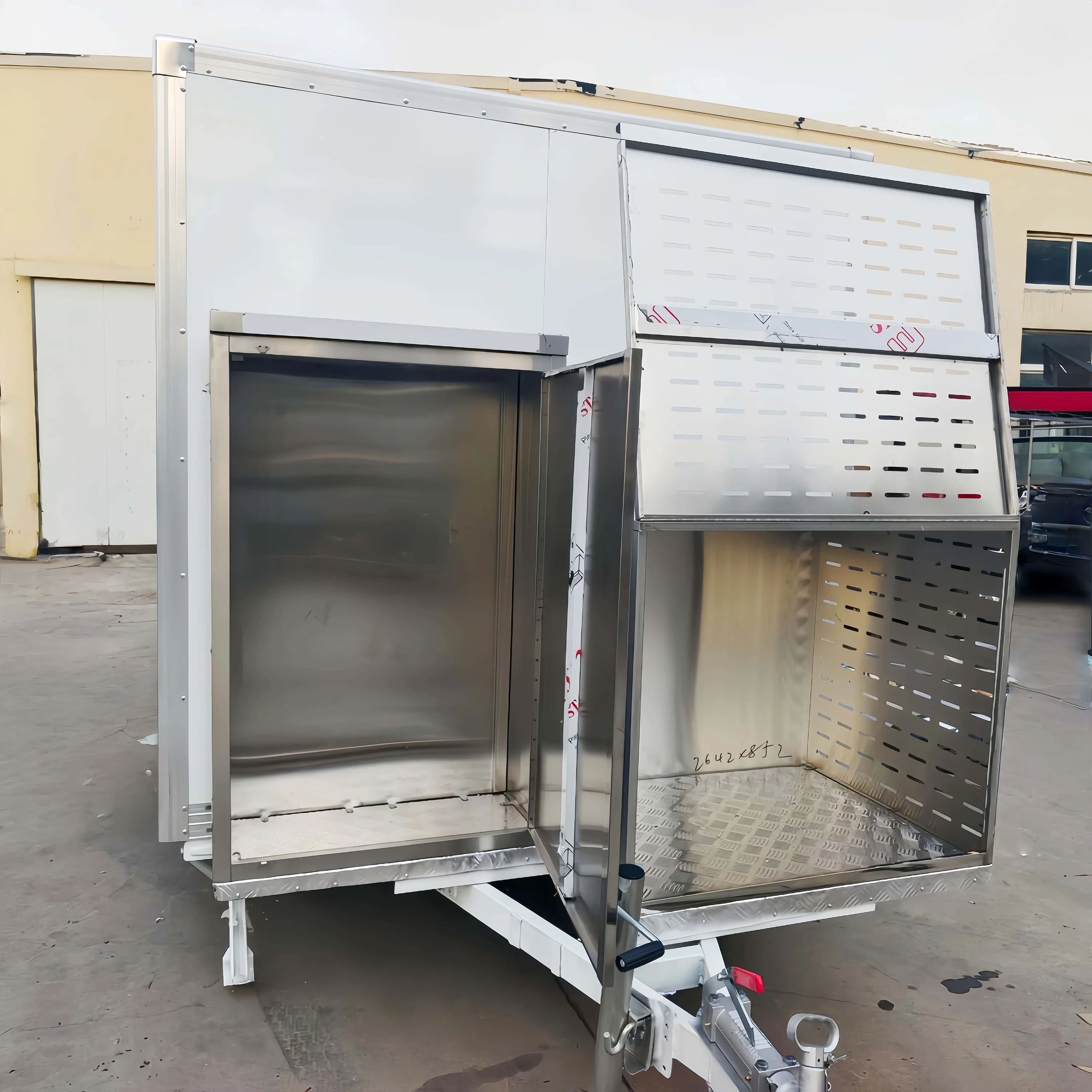 Customzied Food Truck Trailer New Mobile PizzaTruck Concession Food Trailer Street Vending Food Van