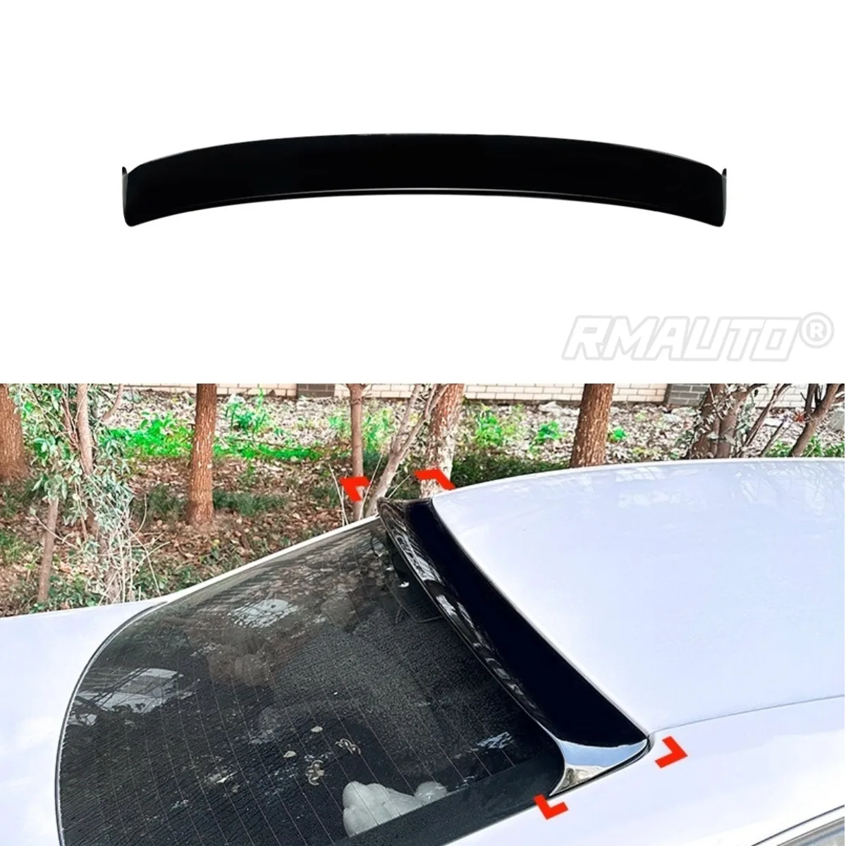 

For Audi A4 B8 Car Rear Spoiler Wing Trunk SpoilerFor Audi A4 B8 2009-2016 Roof Spoiler Roof Wing Trunk Wing Car Accessories